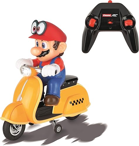 Miniatura 7 de Carrera - Producto con licencia oficial RC de Mario Kart 8 Mach 1 Auto a escala 18 con control remoto de 24 GHz y batería recargable Lifepo4
