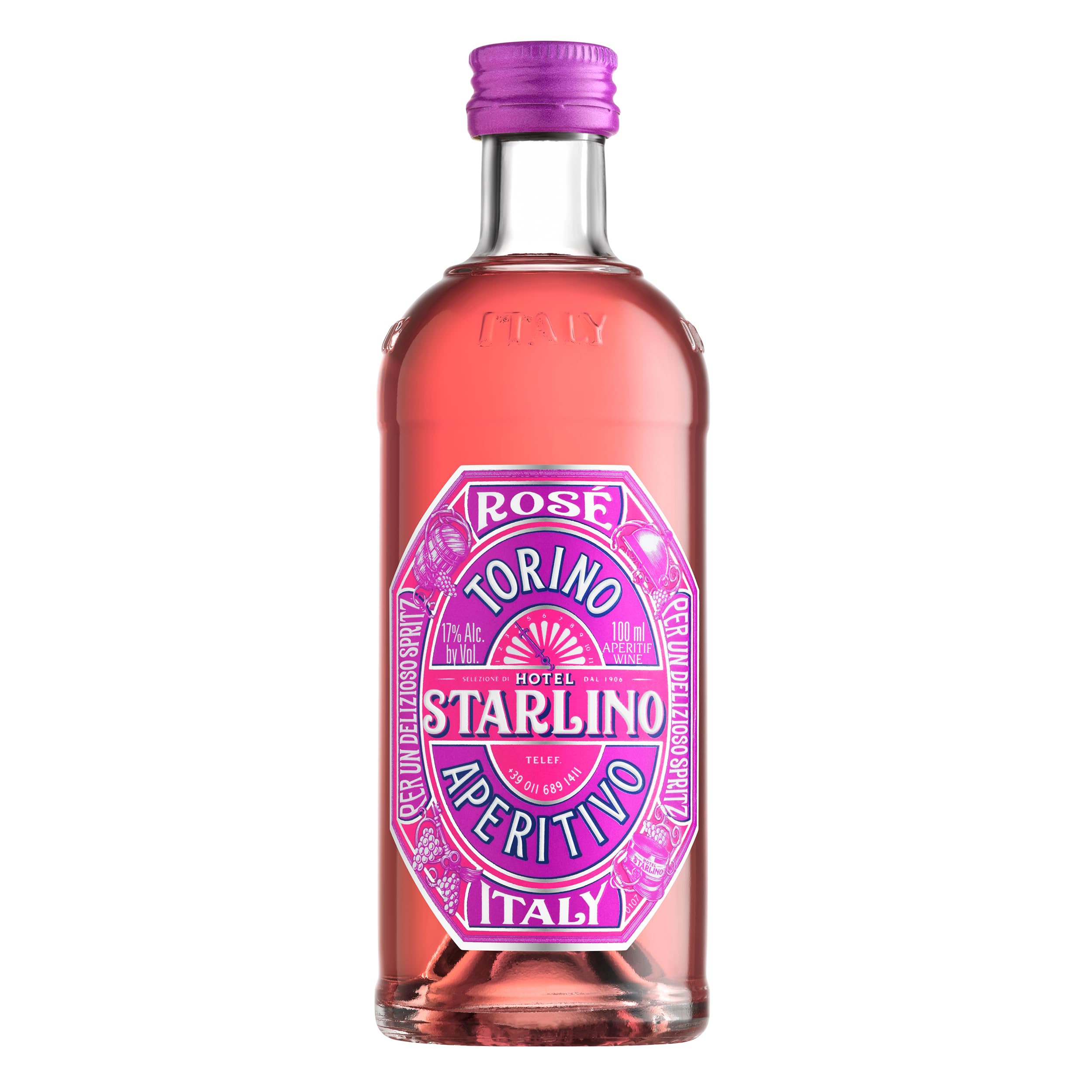 Hotel Starlino Rosé Italian Aperitivo | 10cl| 17% percent_by_volume|