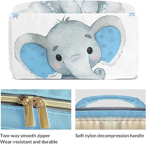 Miniatura 6 de Bolsas de pañales con diseño de elefante y copo de nieve, mochila para mamás y niñas, personalizado 3, Mochilas Daypack