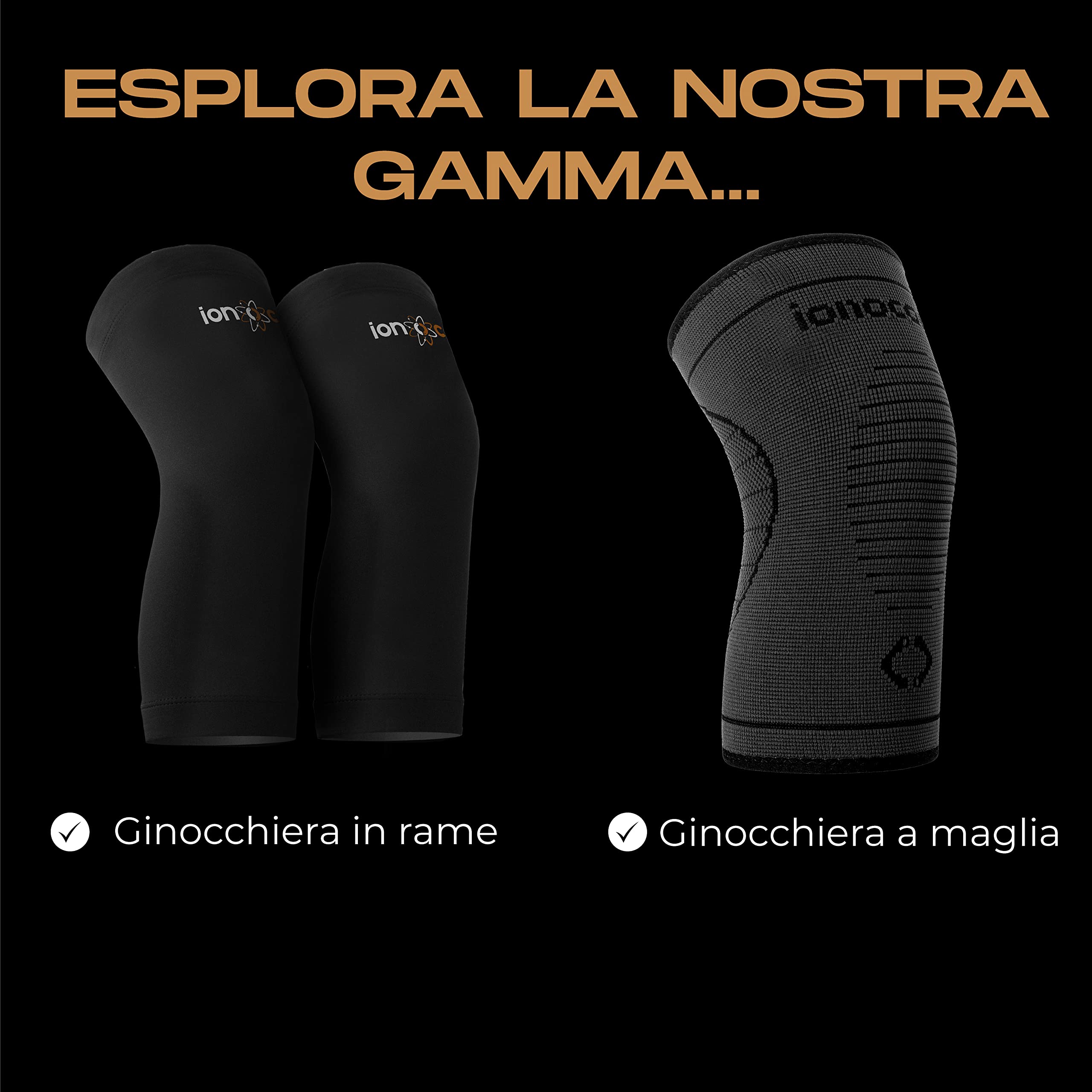 Ginocchiera Rotulea - Tutore Ginocchio - Recupero Veloce Fascia Ginocchio Rotuleo - Fascia Elastica Ginocchio Palestra - Tutore Ginocchio Rotula per Sport, Padel, Calcio, Bodybuilding