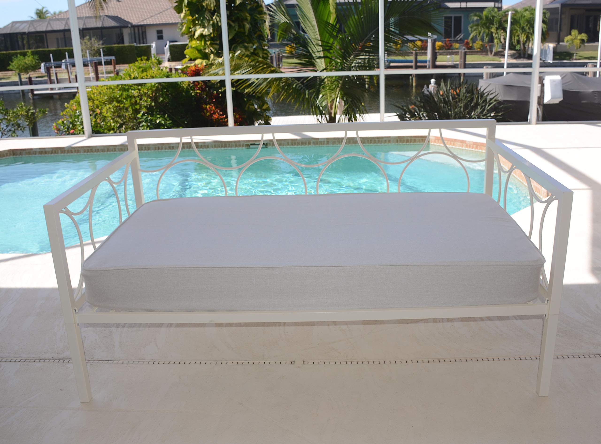Daybed Matching Fitted Twin Size Cover. Lepap Natural.