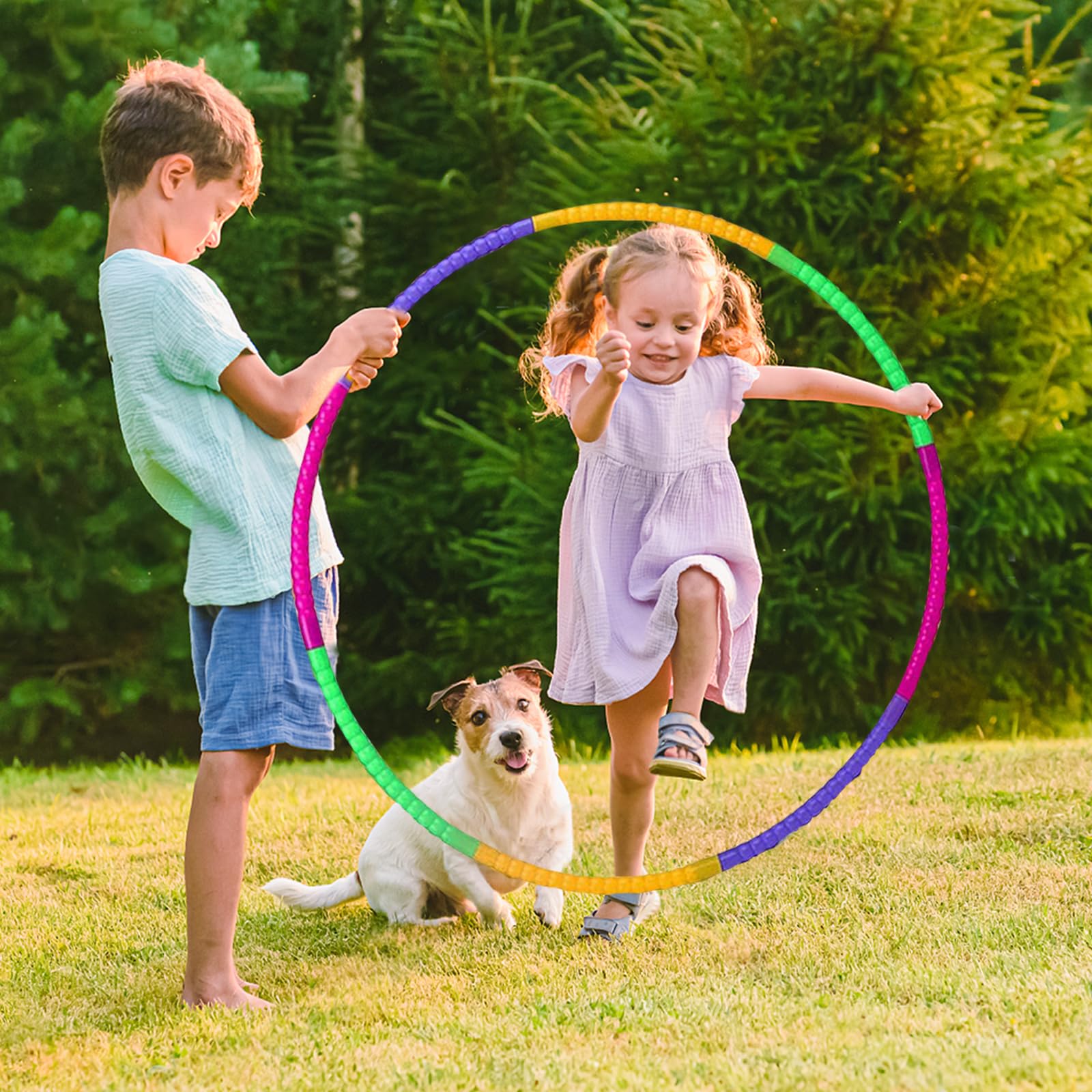 Cerceau De Fitness Démontable CORHAD – 55 Cm, Multicolore, En Plastique, Pour Enfants, Coordination, école Ou Maison, Pour Filles Et Garçons