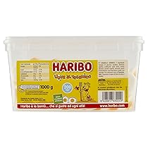 Haribo Uova al Tegamino, Caramelle Gommose a Forma di Uova, Gusto Frutta, Ideali per Feste e Dolci Momenti di Relax – Circa 200 Pezzi (1000gr)