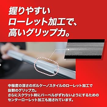 Amazon | [レップフィットネス]Delta ベーシックバー 20kg 29mm