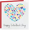 Romantic Valentines Card for Him or Her - Valentine's Day Card for Girlfriend, Boyfriend, Husband or Wife - Valentine's Day Card for Fiance Fiancee - Rainbow Heart's Valentine's Day Card