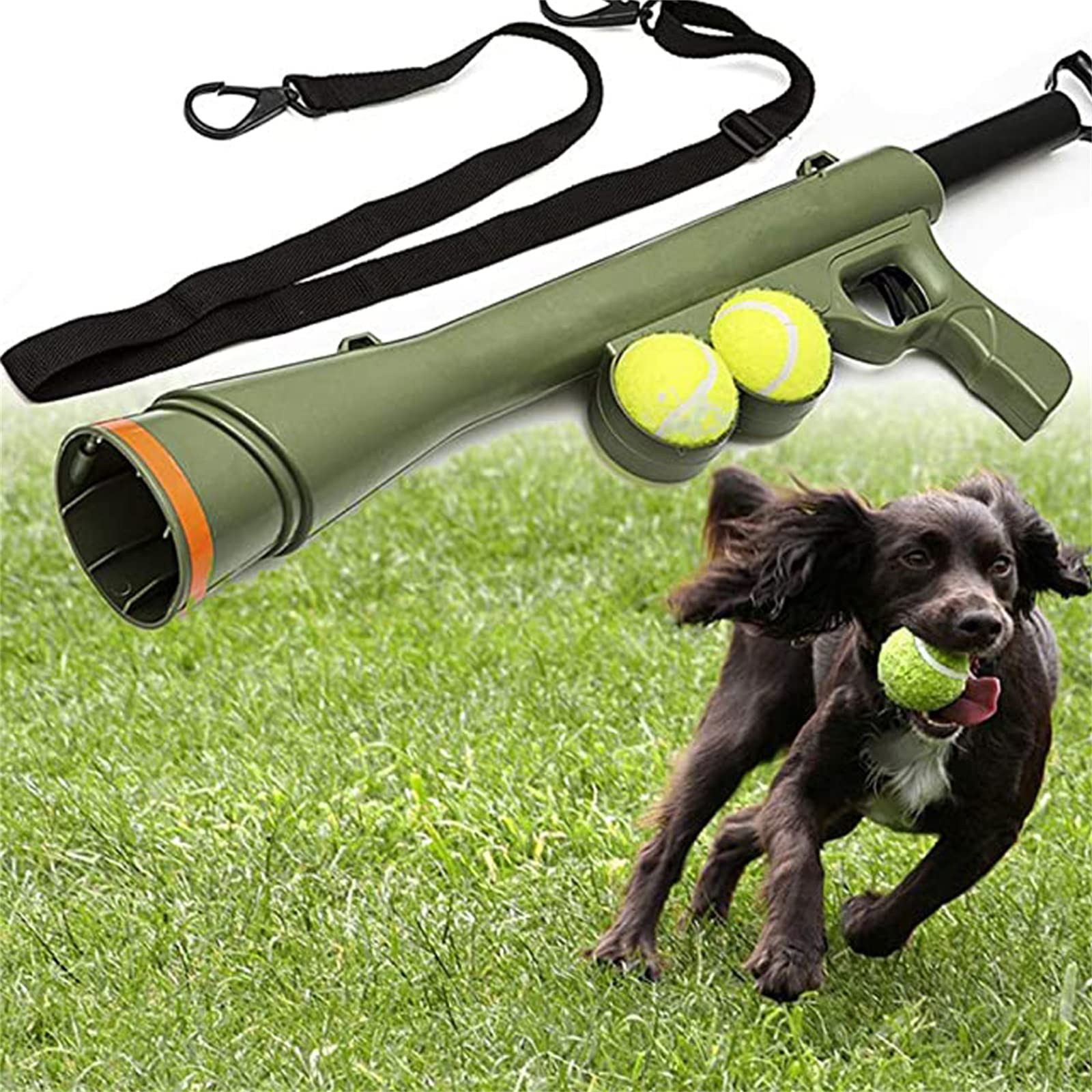 Dog Tennis Launch Toys Pet Interactive Training Toy with Ball Horse Dog Interactive Toys Pet Training Supplies for