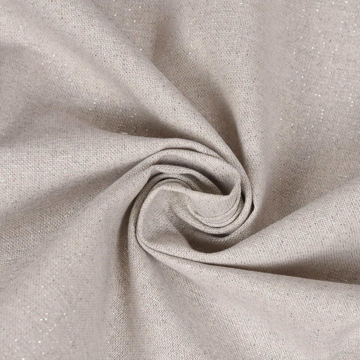 SCHÖNER LEBEN. Paraspifferi effetto lino, effetto lurex in tinta unita, grigio chiaro, argento, diverse misure, 130 cm di lunghezza