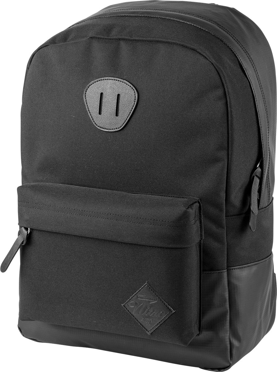 Urban Classic Old School Daypack mit gepolstertem Laptopfach, urbaner Streetpack im Retro-Look, Alltagsrucksack, Schulrucksack, Schoolbag, Tough Black, 20 L, 420 gr