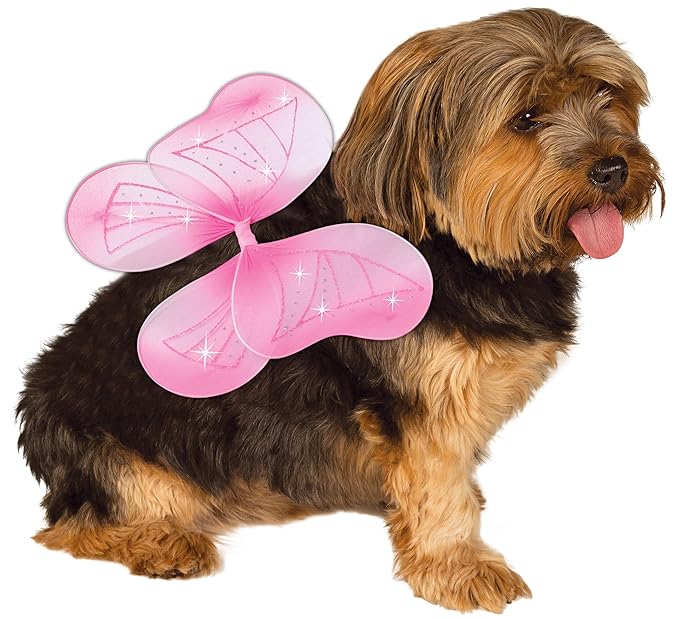 Rubies Pet Fairy Halloween Costume Pink Dog Wings