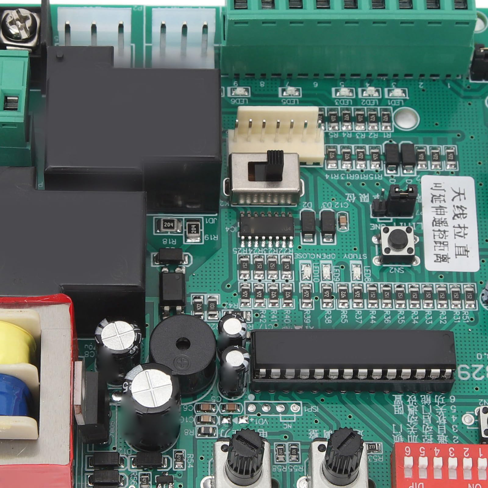 Scheda di Controllo per Apricancelli Scorrevoli CA Sostituzione Principale Elettronica Circuito PCB Scheda di Circuito Universale per Apricancelli Scorrevoli CA, Scheda di (220V)