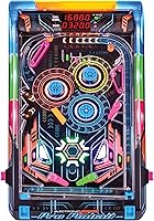 Vista 1 de Merchant Ambassador Electronic Arcade Pro Pinball - Juego de mesa con luz y sonido, marcador LED dual, 10 características de grado profesional