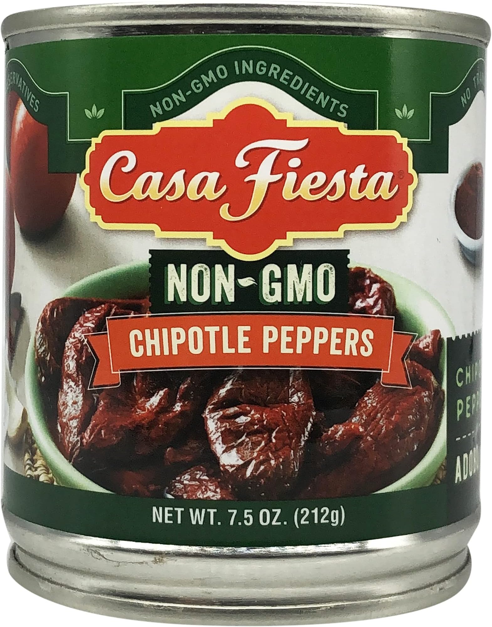 Casa Fiesta Peppers Chipotle Can, 7.5 oz