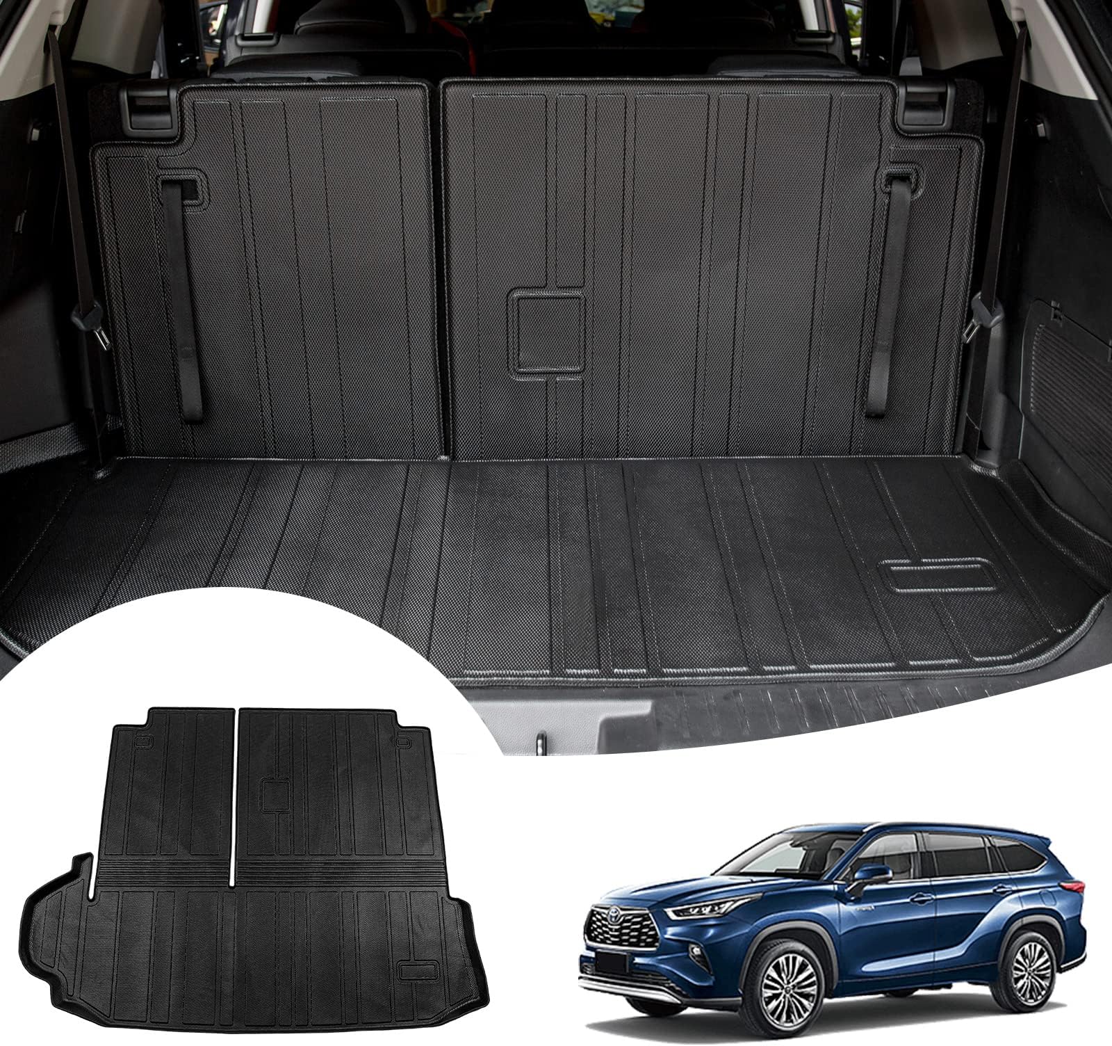 Thinzyou Cargo Mat Compatible with 20202024 Toyota