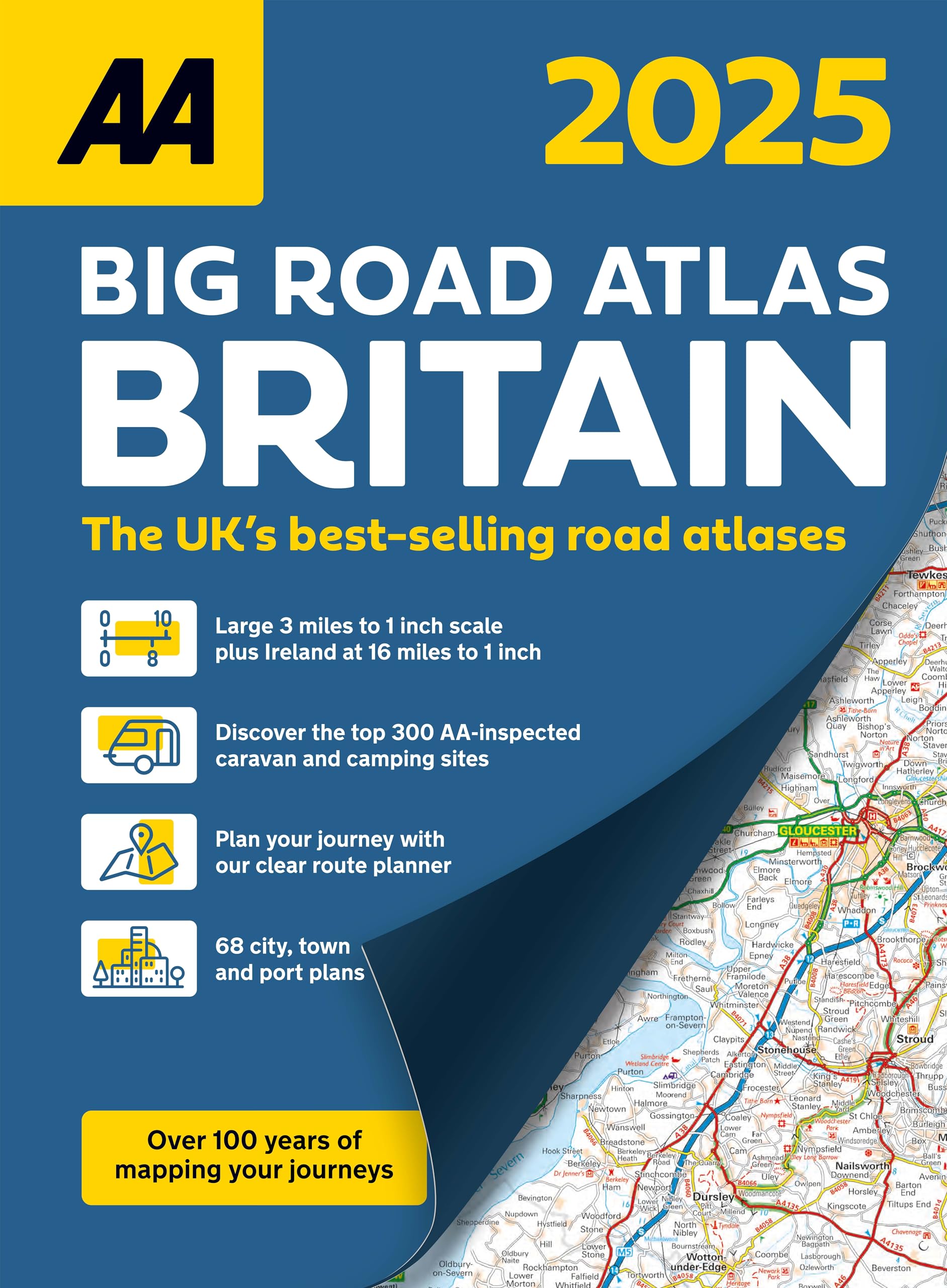 Road Atlas 2025年版 Large Scale Rand McNally Road Atlas Large Scale 2025: United States