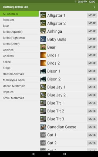 Chattering Critters Lite