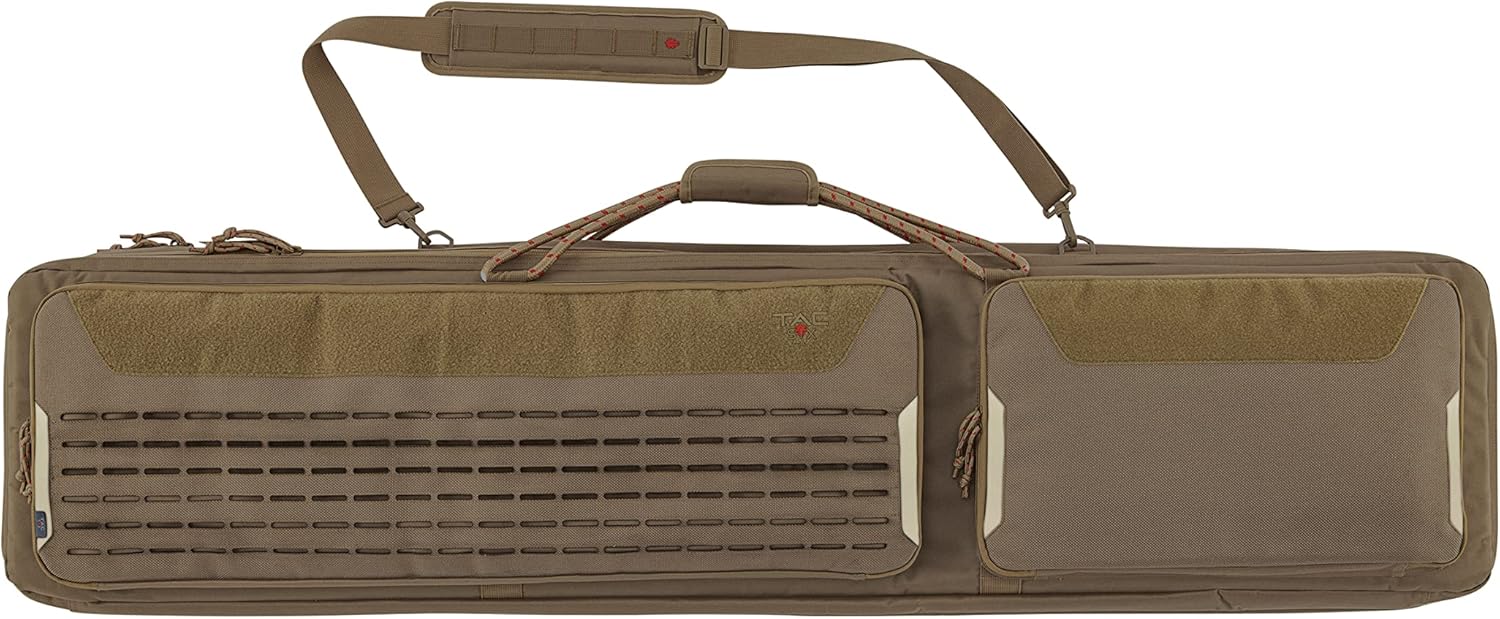 Allen Company Tac-Six 46" Lockable 2-Firearm Unit Tactical Gun Case, Laser Cut Molle Front