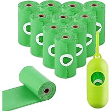 FluffyDream Dog Poop Bags with Dispenser, Pet Waste Bags Dog Bags, Leak Proof and Extra Thick Waste Bag Refill Rolls For Dogs, Lavender Scented 150 Bags