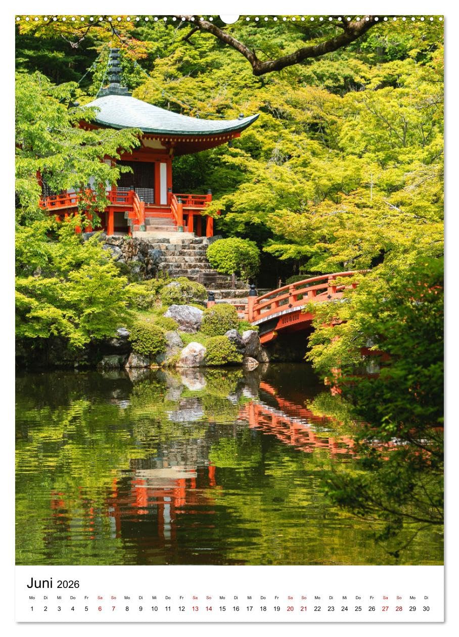 Japan - Moderne trifft auf Tradition. (Wandkalender 2026 DIN A2 hoch), CALVENDO Monatskalender: Im "Land der aufgehenden Sonne" trifft die Moderne auf die Tradition.