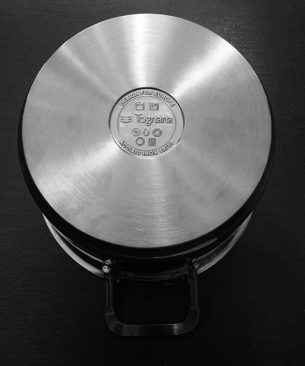 Tognana Vanitosa Saucepan 16 cm with 2 Handles, Stainless Steel, Silver