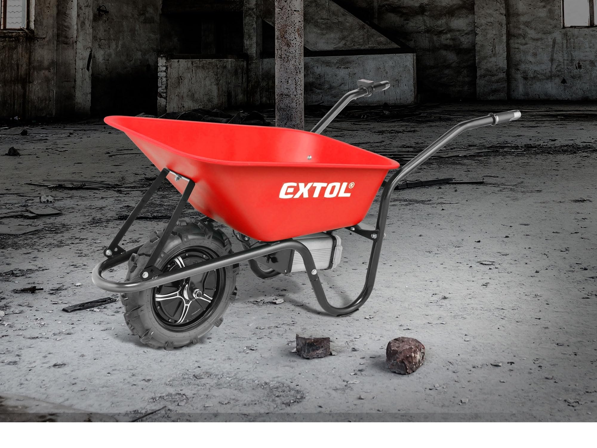 Carros Schub Eléctricos con Batería | Capacidad 80L | 150kg Capacidad de carga | 500W | 40V Li-ion con 6000mAh