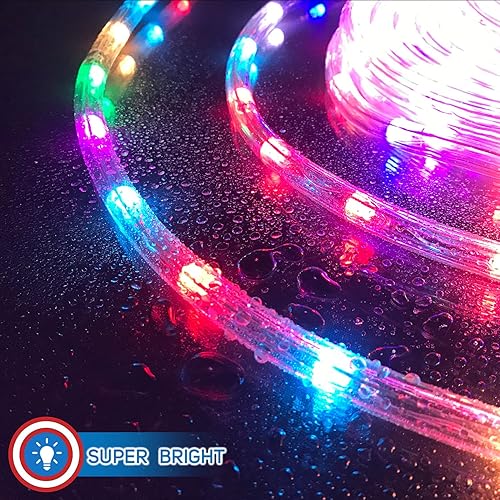 Miniatura 3 de Russell Decor Cuerda de luces LED con controlador multifunción para Navidad, Halloween, 4 de julio, Día de los Caídos, decoración de vacaciones,