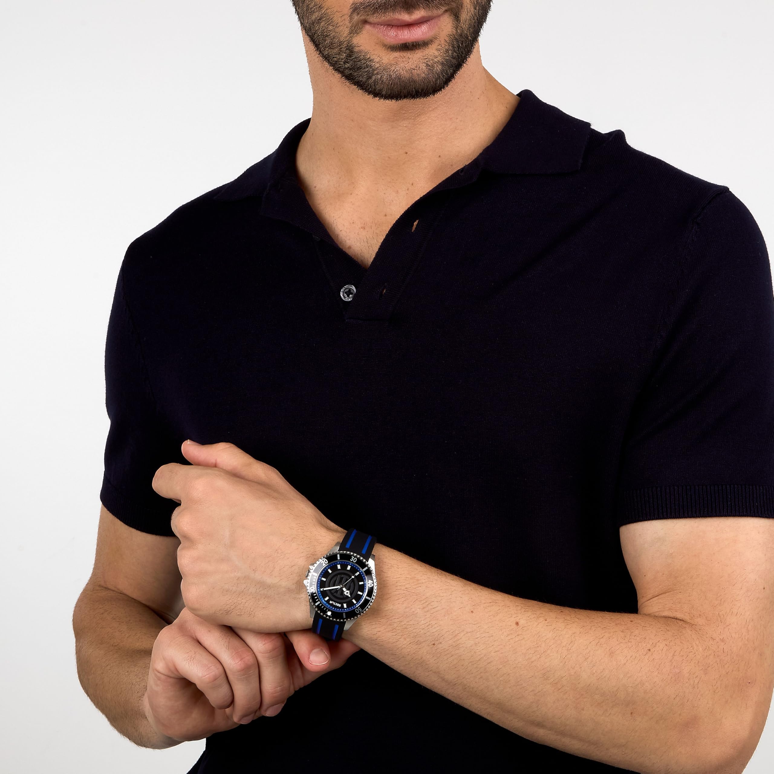 Sector No Limits Orologio Uomo, Solo tempo, Analogico, 43 mm, Collezione 230 - INTER Special Edition - R3251161061