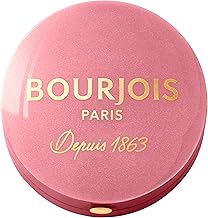 BOURJOIS - Boîte Ronde Blush 34 Rose D'or - Piceau & Miroir Intégré - Technologie Fard Cuit - Texture Fine & Légère - Facile À Estomper - Parfum Gourmand