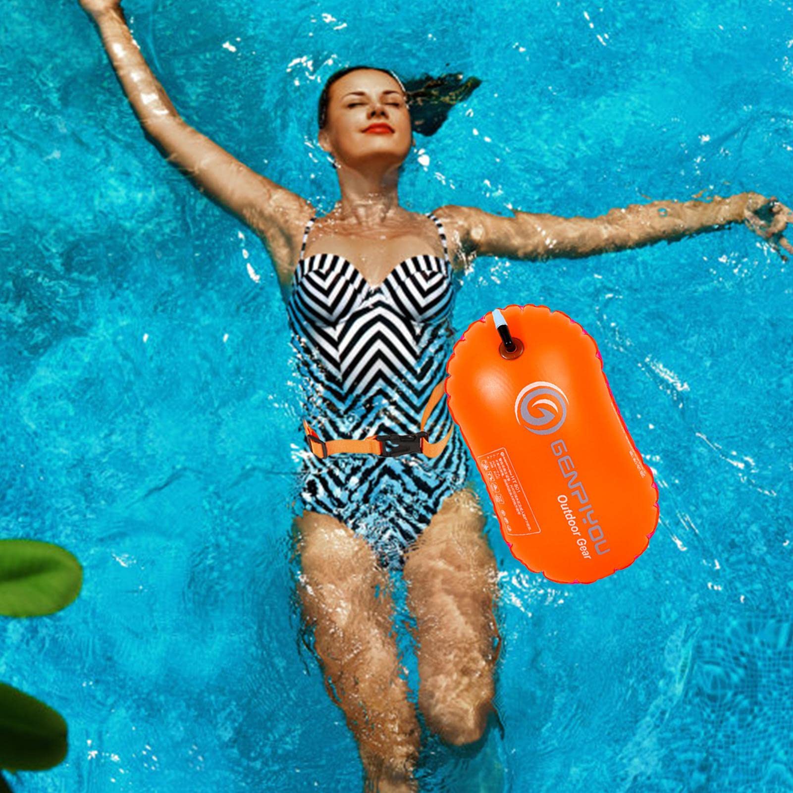 JOTO Boe Da Nuoto Alta Visibilit&agrave; - 2 Pezzi, Galleggianti E Regolabili Per Sicurezza In Acqua