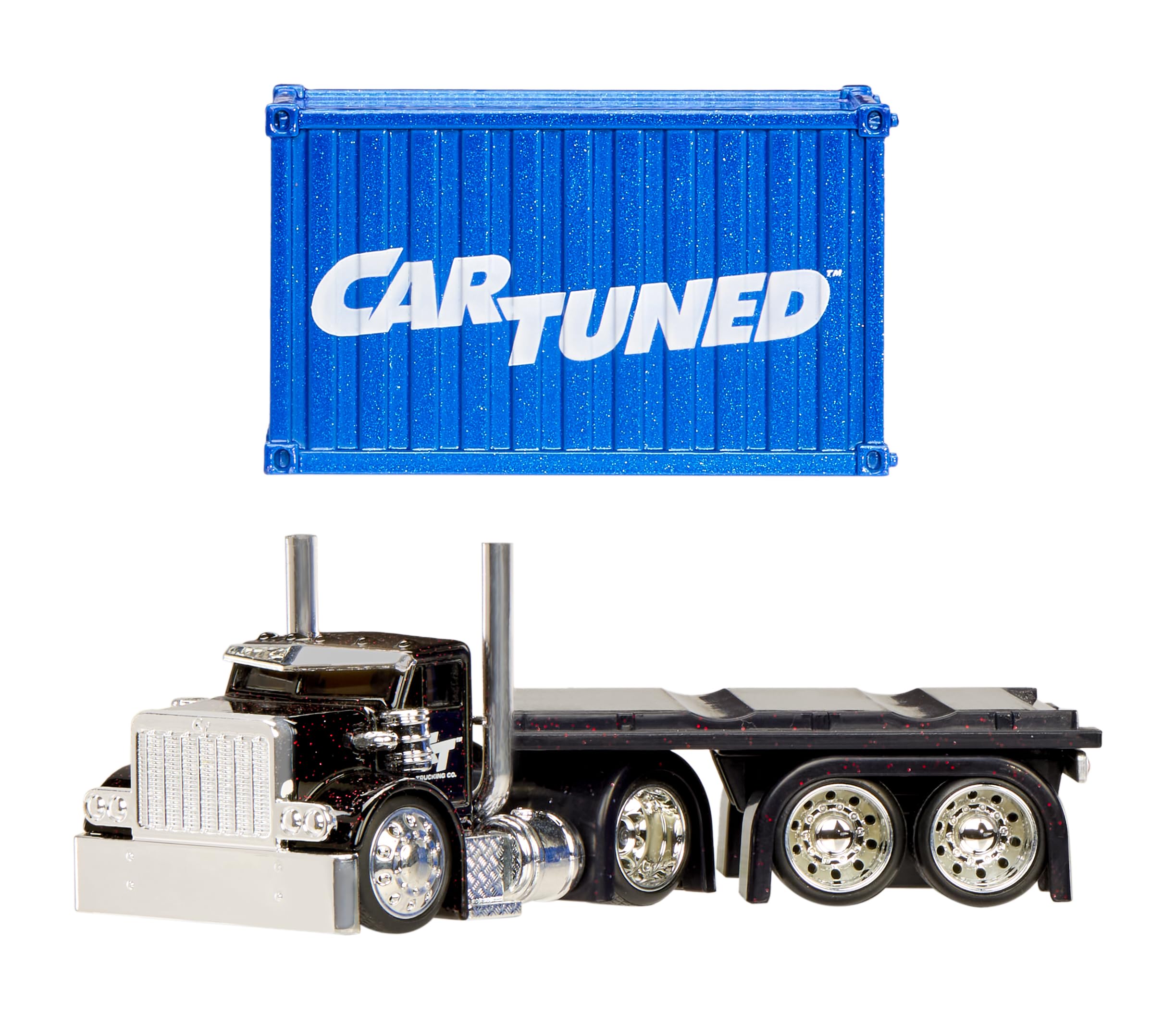 CarTuned™ Rig$ Container Case- Sneaky Pete, Black and Blue DieCast