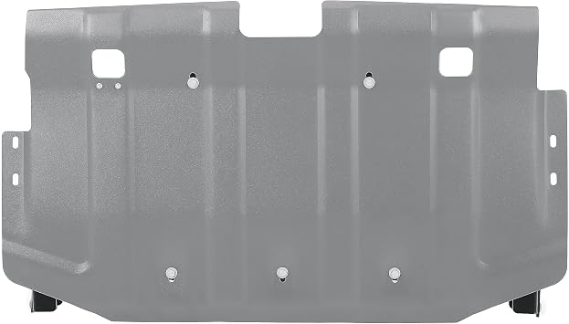 KUAFU Skid Plate Compatible with 2007-2013 Toyota Fj Cruiser W/ 5000 LBS Bumper Hitch only Replacement for PT21235073 4.0L Aluminum Powder Coated Gray