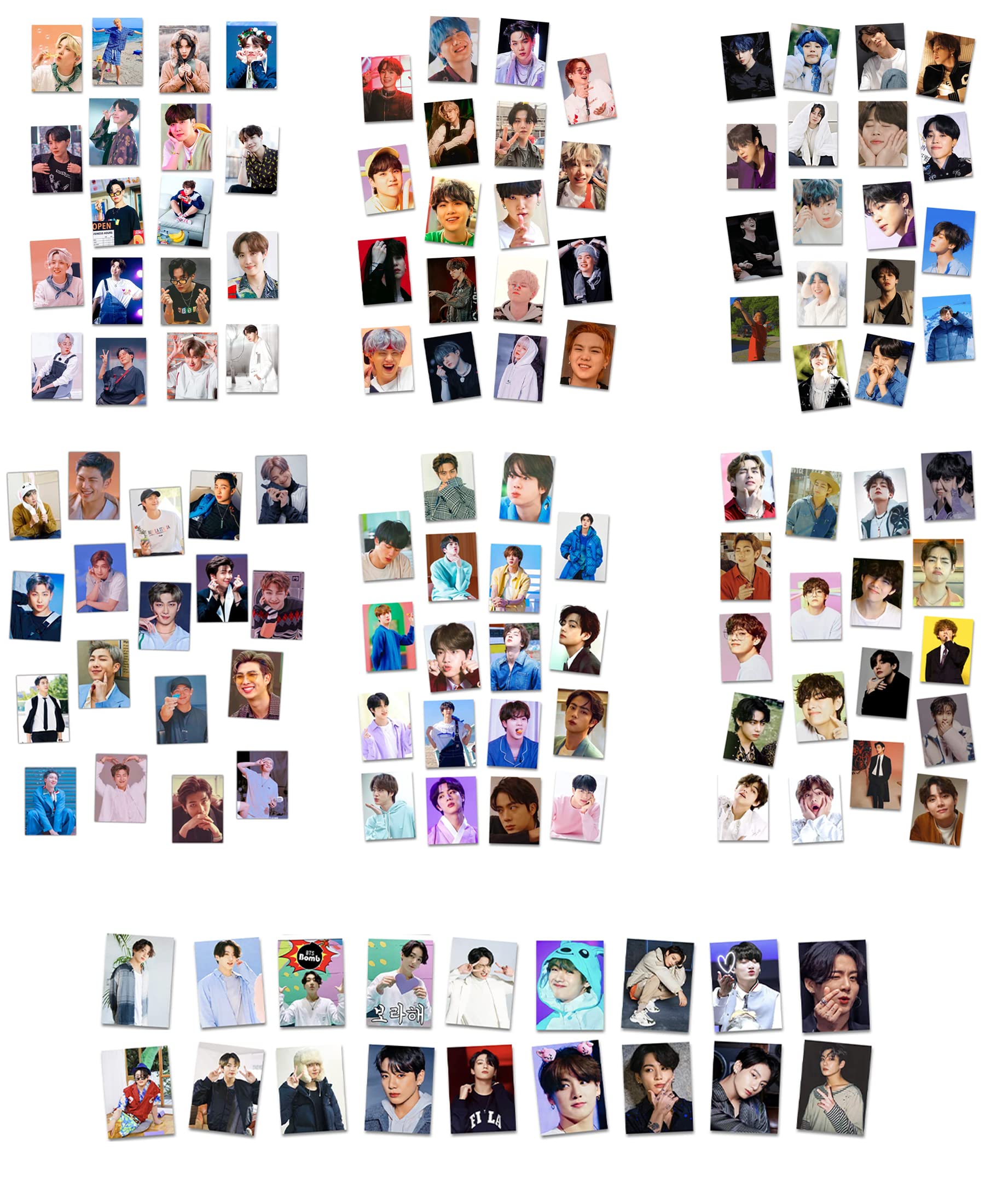 SINCE 7 STORE LOMOCARDS SET OF 126 PREMIUM PHOTOCARDS OF ALL 7 MEMBERS (3x 4 inches) 18 PHOTOS OF EACH MEMBER.