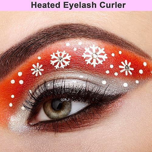 Miniatura 5 de Rizador de pestañas calentado, rizador de pestañas eléctrico, rizador de pestañas térmico de larga duración para pestañas naturales recargable,