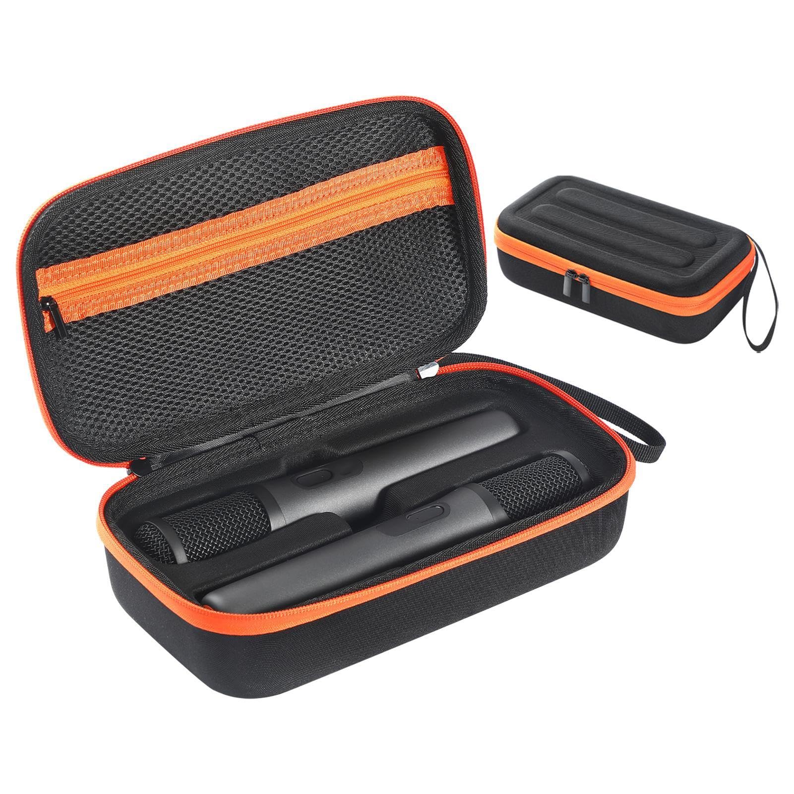 Mallette de rangement pour microphone, étui de rigide pour microphone sans fil J-BL partybo-x et accessoires, boîte de rangement pour microphone DJ, pochettes et poches pour les voyages Boîtier