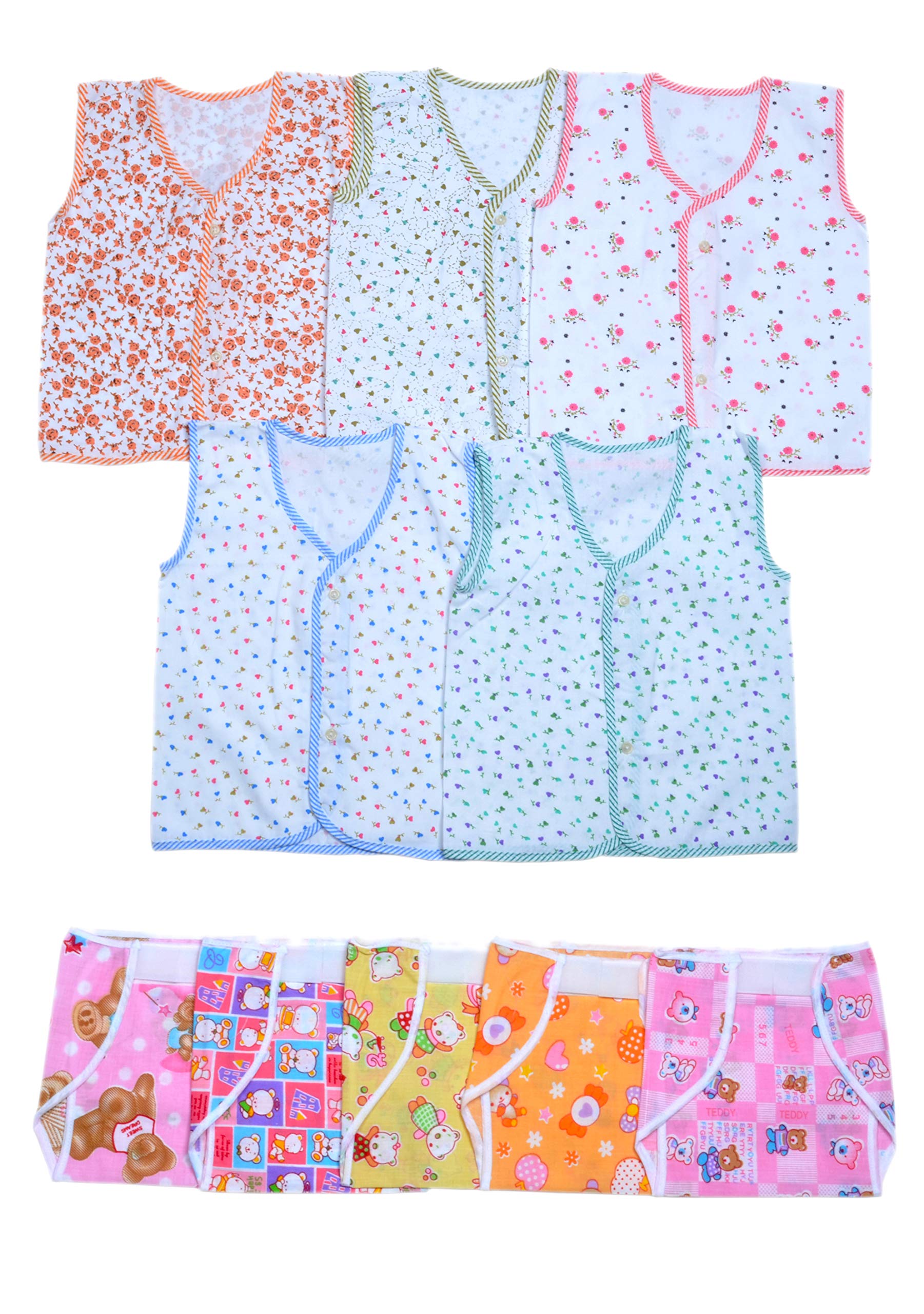 Sathiyas Infant Wear 0-6 Months (Pack of 10)