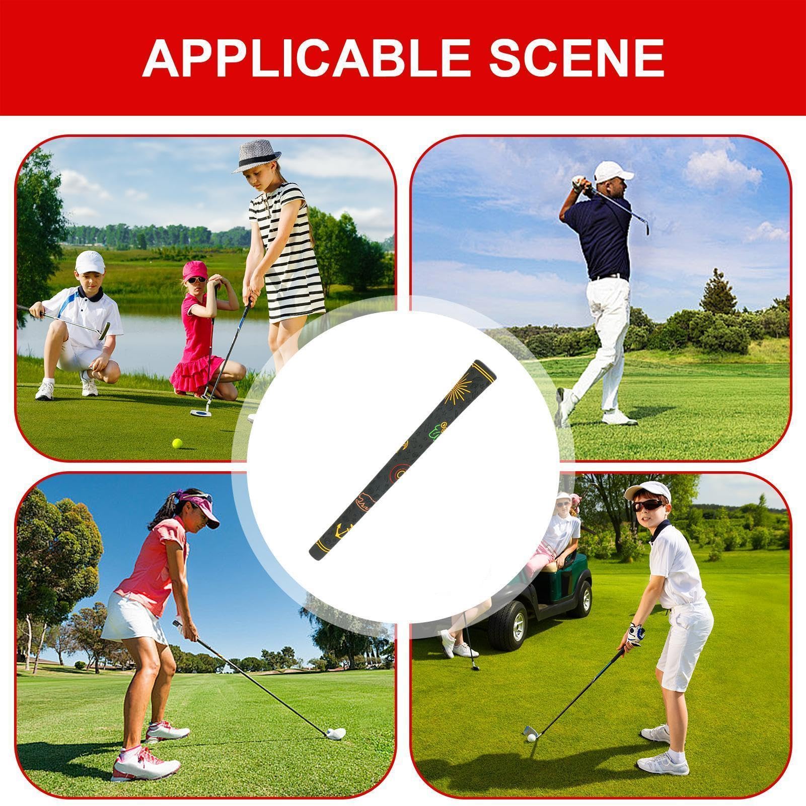 Empuñadura de palo de golf para mujer, mangos para palos de golf | Empuñadura para palo de golf con alta retroalimentación, antideslizante, agarre para palo de golf para golfistas que ce