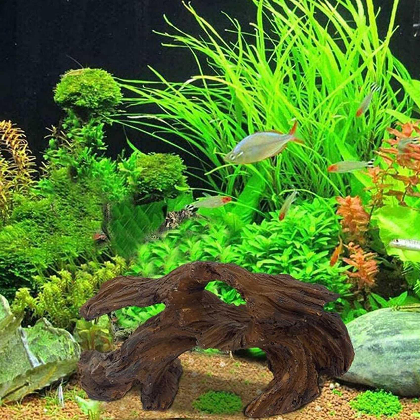 24X Grandes Ramas Naturales de Madera Flotante Reptiles Acuario Decoración del Tanque de Peces Cueva Escondite Decoración de Madera Madera de Deriva