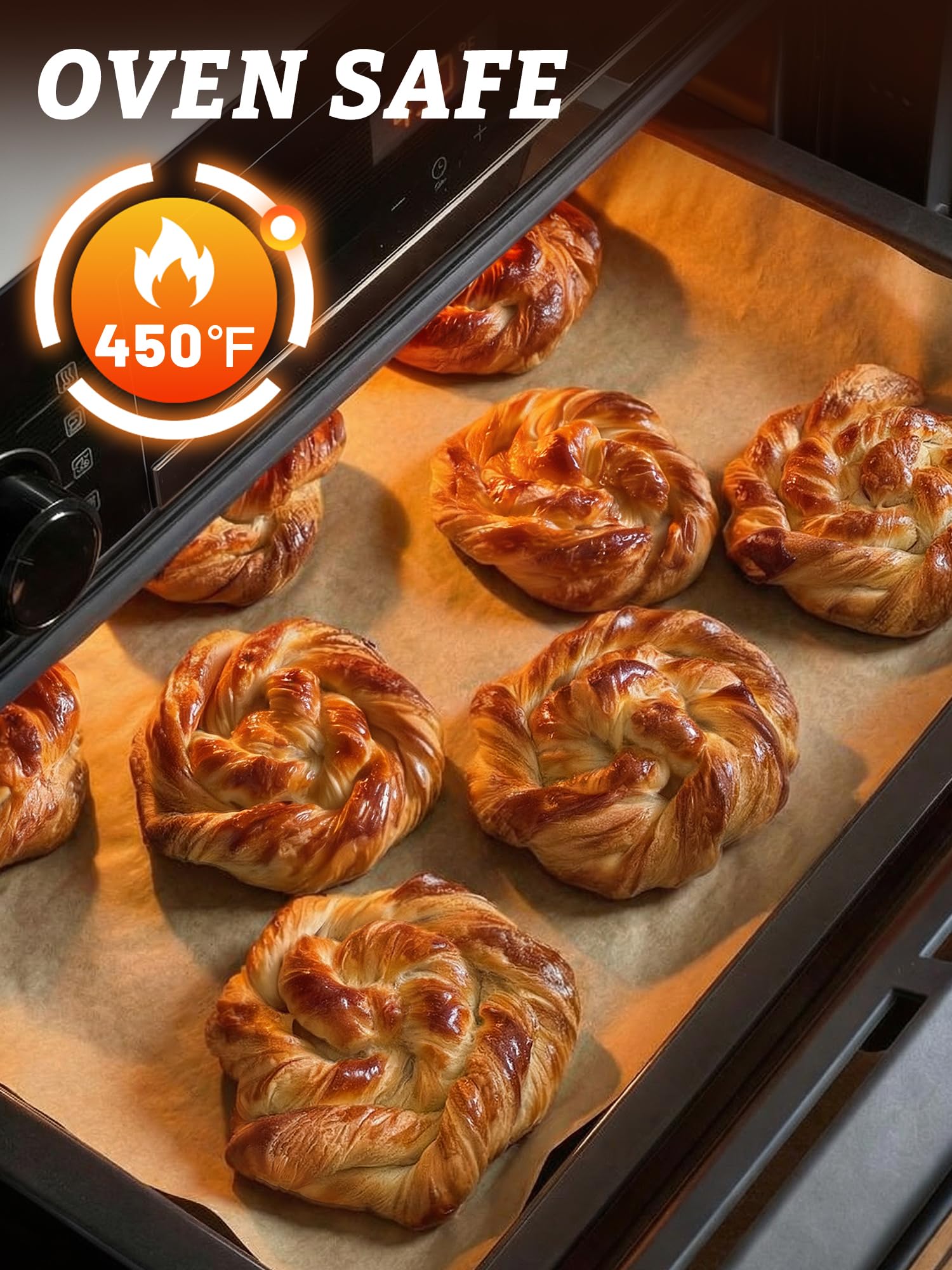 Amazon.com: SMARTAKE 400 Pcs Parchment Paper Baking Sheets, 12x16