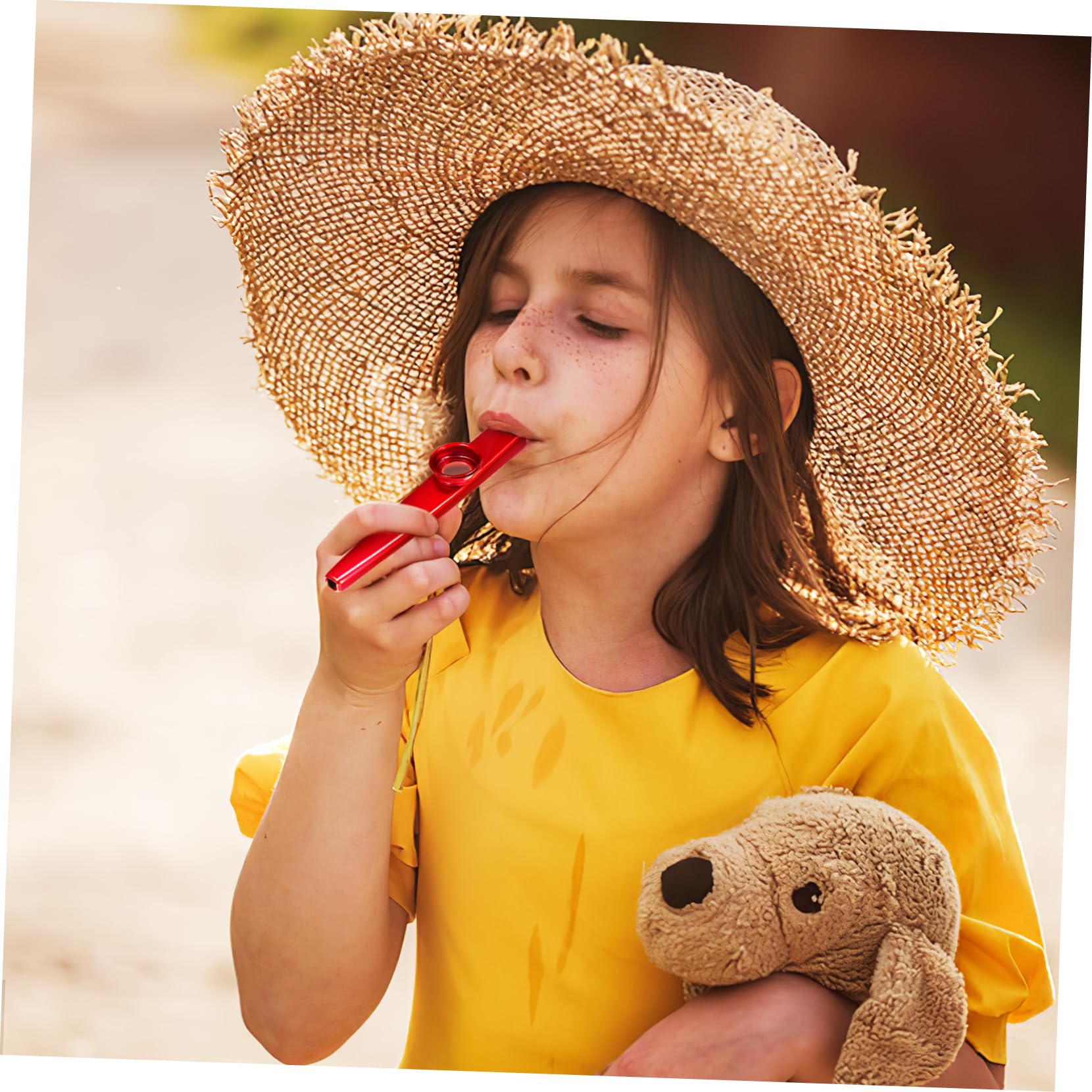 GOOHOCHY 12 Pcs Metal Kazoo for Adults and Easy to Play Kazoo Trumpet Instruments for Beginners and Music Lovers Durable Metal Design with Sound Quality