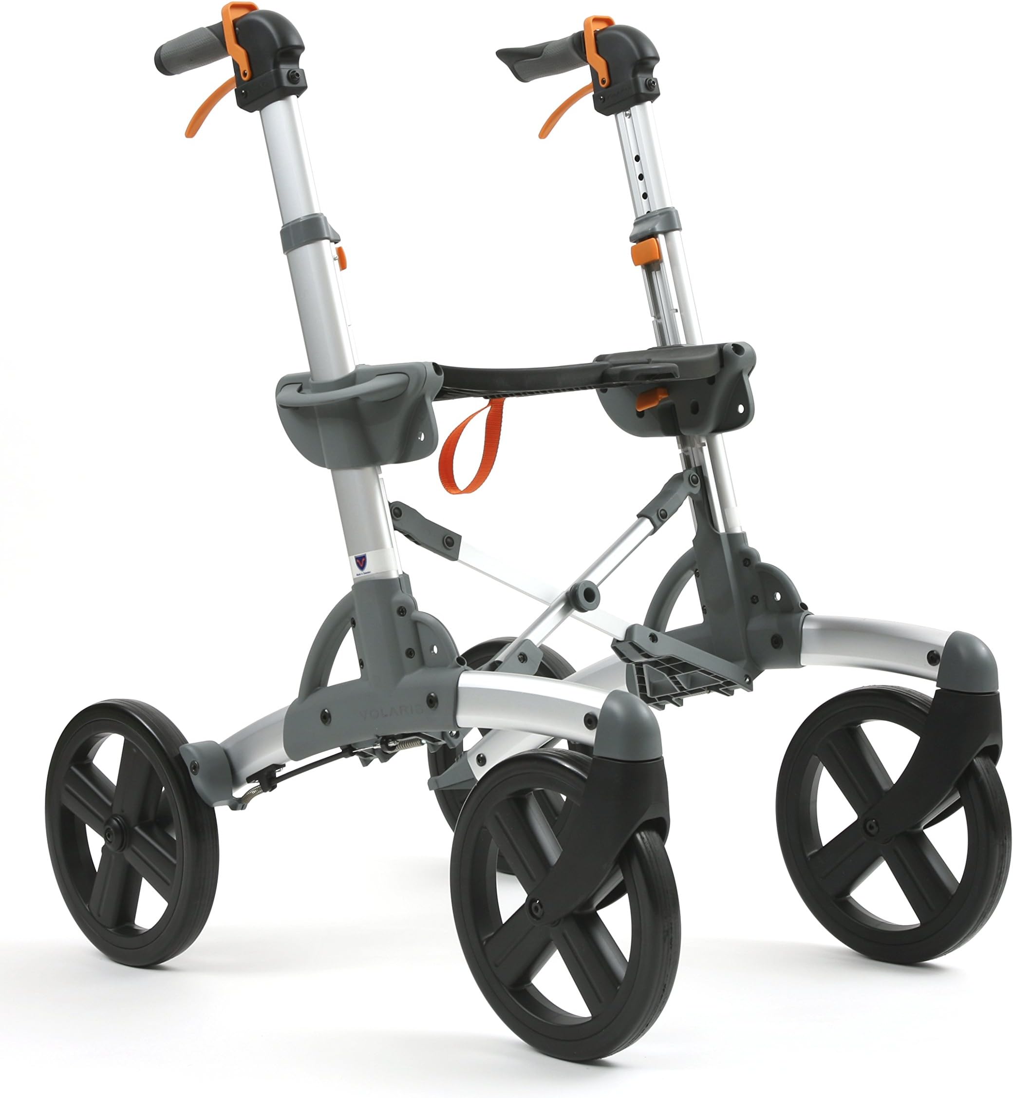 Volaris Patrol Rollator Walker [Wide Size] Premium All-Terrain Four Wheeled Walker with Seat - Lightweight Folding for Easy Storage & Travel