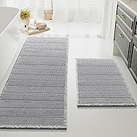 Vista 1 de H.VERSAILTEX Waffle Bath Mat Super Absorbent Bathroom Mats Non Slip Bath Rugs for Bathroom Floor Machine Washable Ultra Soft Bathroom Rugs for