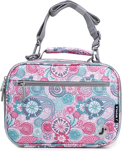 Miniatura 13 de Bolsa para almuerzo J World New York Cody Púrpura,Frambuesa azul,Blanco azul,Manzana flotante,marino,Estrella hinchada,Púrpura Galaxy,Rosa (Block