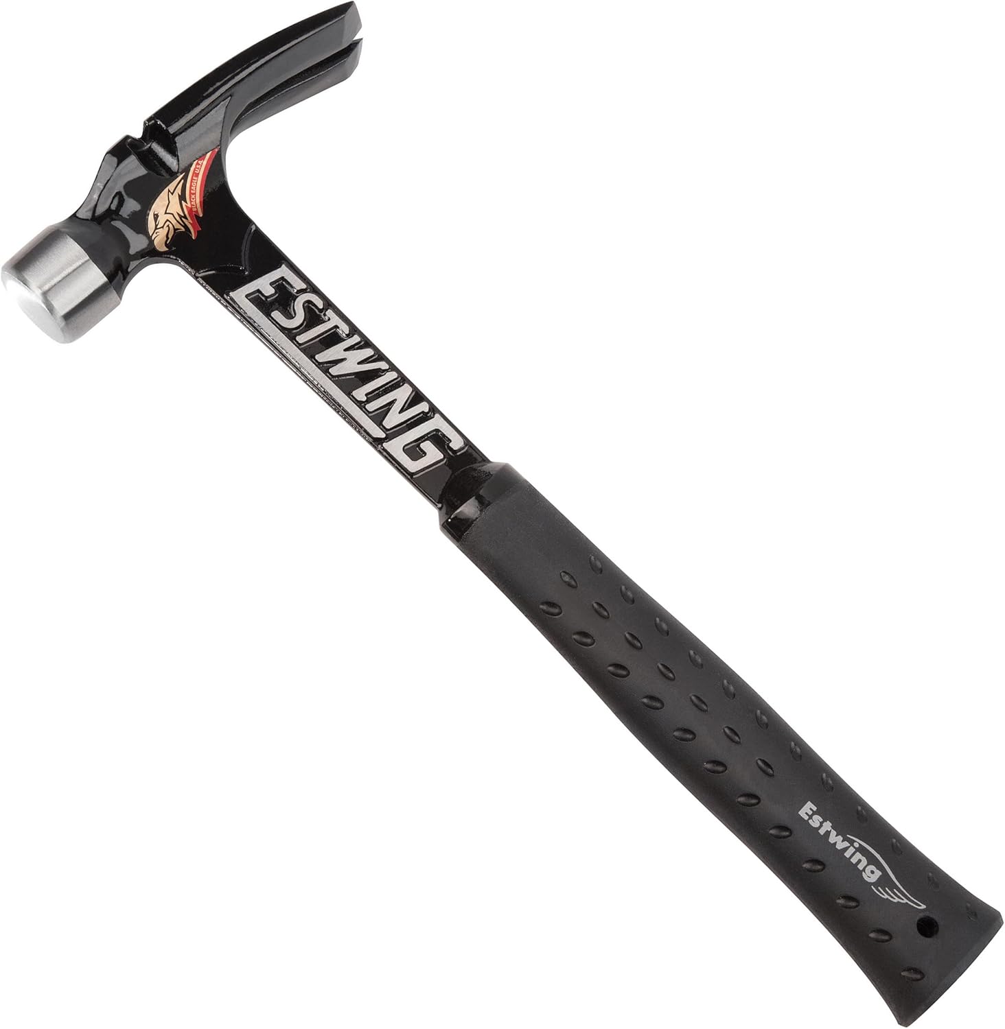 Estwing EB15SR 15 oz Black Ultra Hammer with Short Handle, Smooth Face