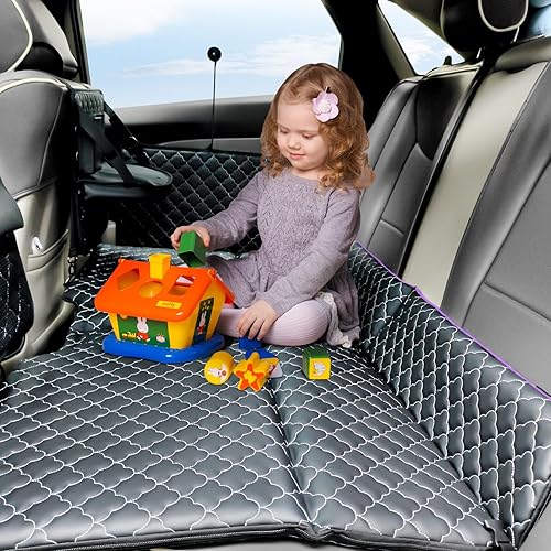 Miniatura 7 de YASHINE Colchón de aire no inflable para camión grande, extensor de asiento trasero para viajes en automóvil, para F150RAM