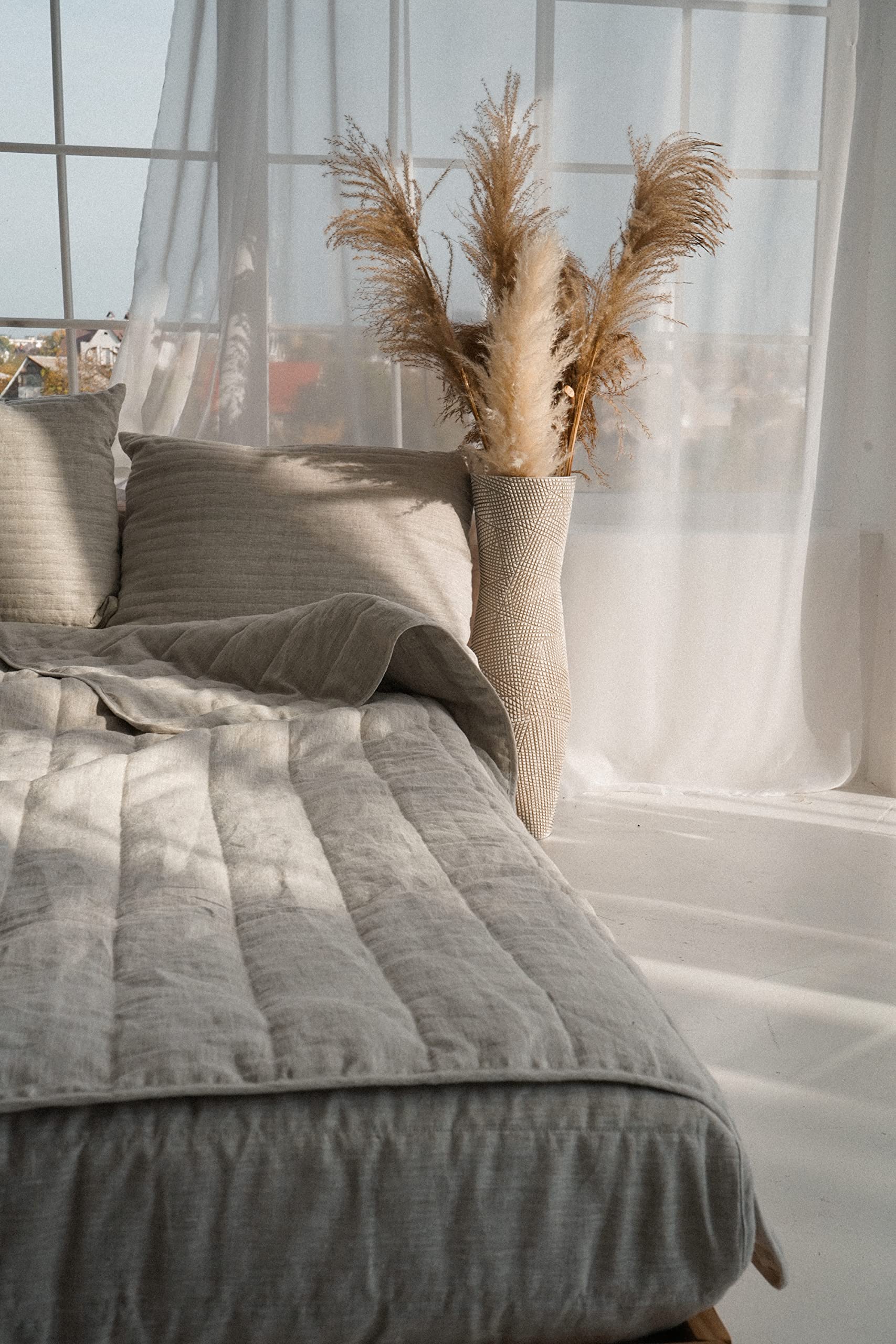 Amazon｜HEMP＆SATEEN 400g/1м² 洗える 掛けふとん ブランケット  