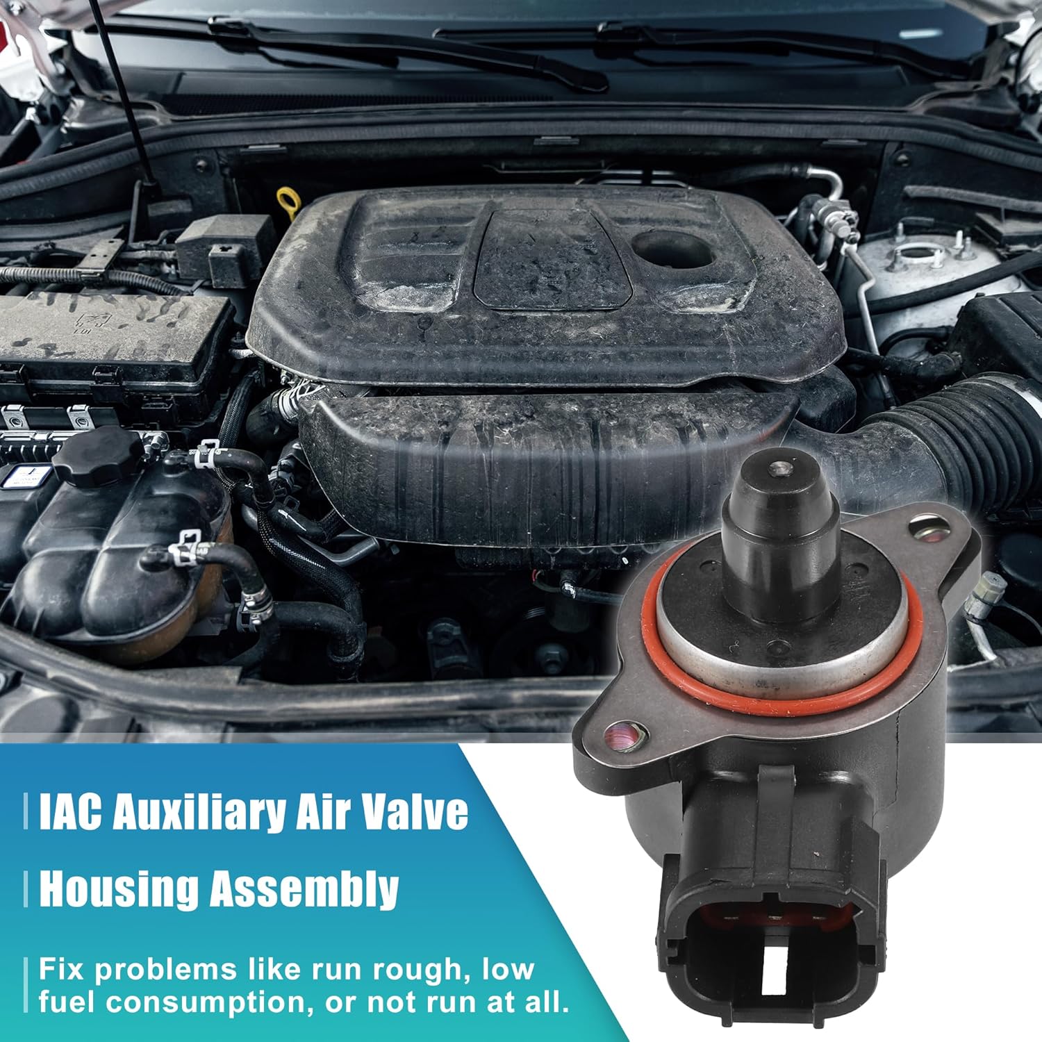 uxcell IACV Fuel Injection Idle Air Control Valve for Nissan Almera 2002 No.237814M500