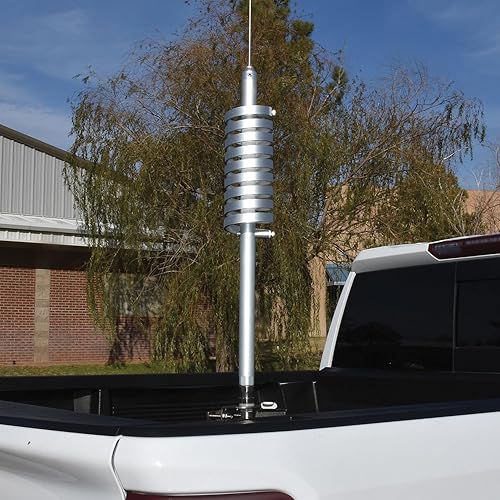Miniatura 6 de TRAM(R) Tbfc-9 Trucker Big Flat Coil Cb Antena, Plata