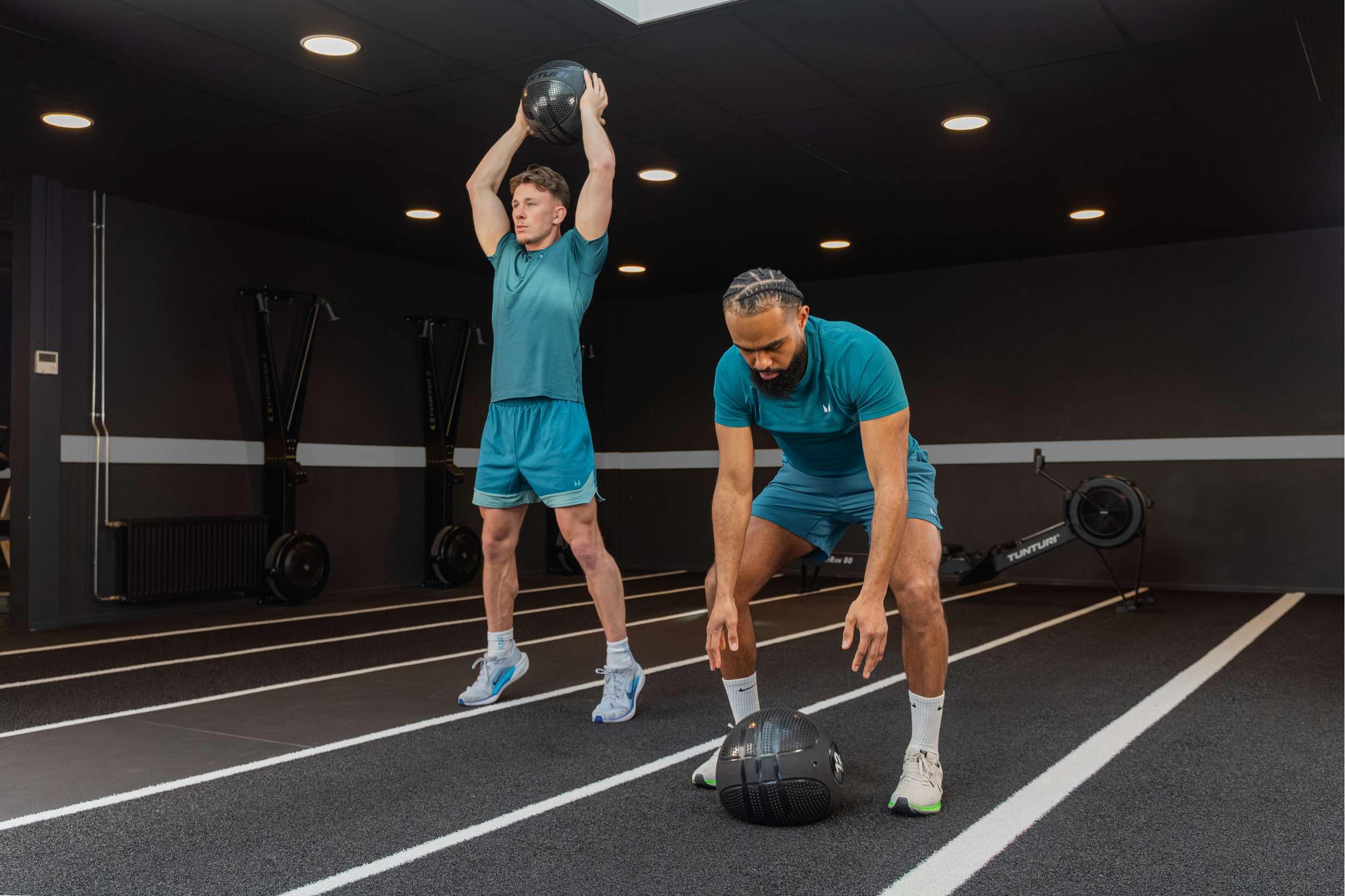 Tunturi Platinum Slam Ball - 10 kg - Nero