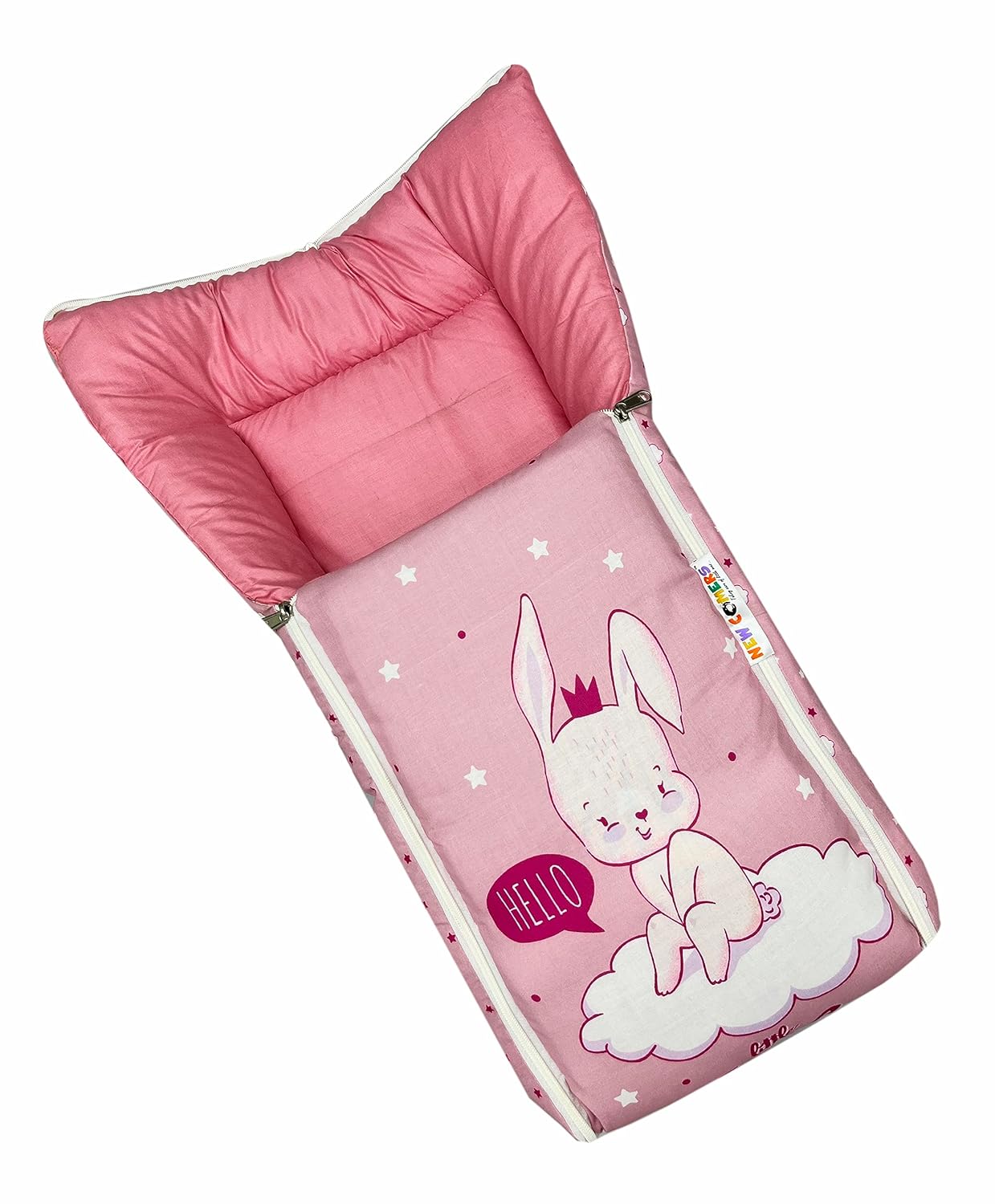 NEW COMERS® 3 in 1 Baby Bed, Sleeping Bag & Carry Nest, for Baby Carrying & co Sleeping, Unisex Baby Sleeping Bed, Cotton Baby Bedding for New Born & Infant, Portable Bassinet(25851) NEW COMERS® 3 in 1 Baby Bed, Sleeping Bag & Carry Nest, for Baby Carrying & co Sleeping, Unisex Baby Sleeping Bed, Cotton Baby Bedding for New Born & Infant, Portable Bassinet(25851)