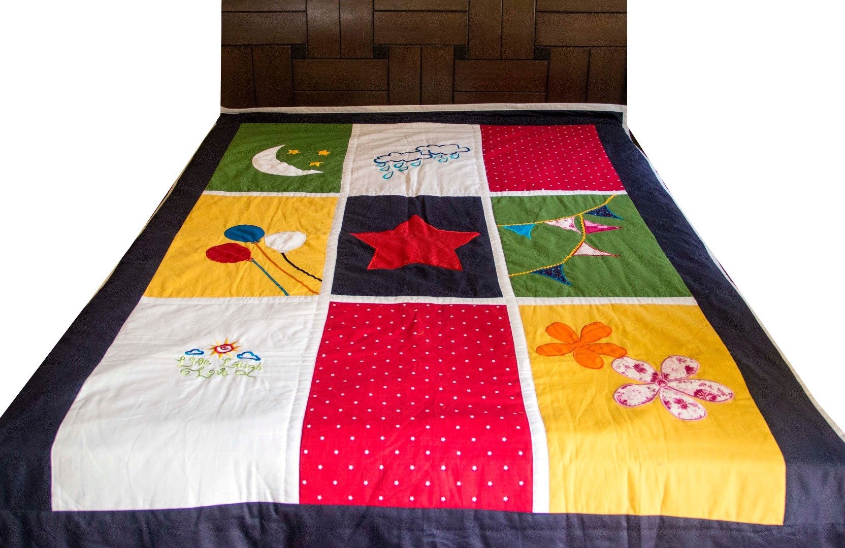 Multi Colour Kids Bed Spread-image-49