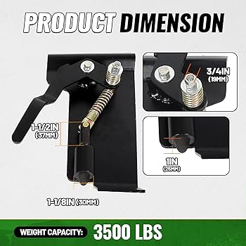 Amazon.com: HECASA Universal Skid Steer Quick Tach Attach